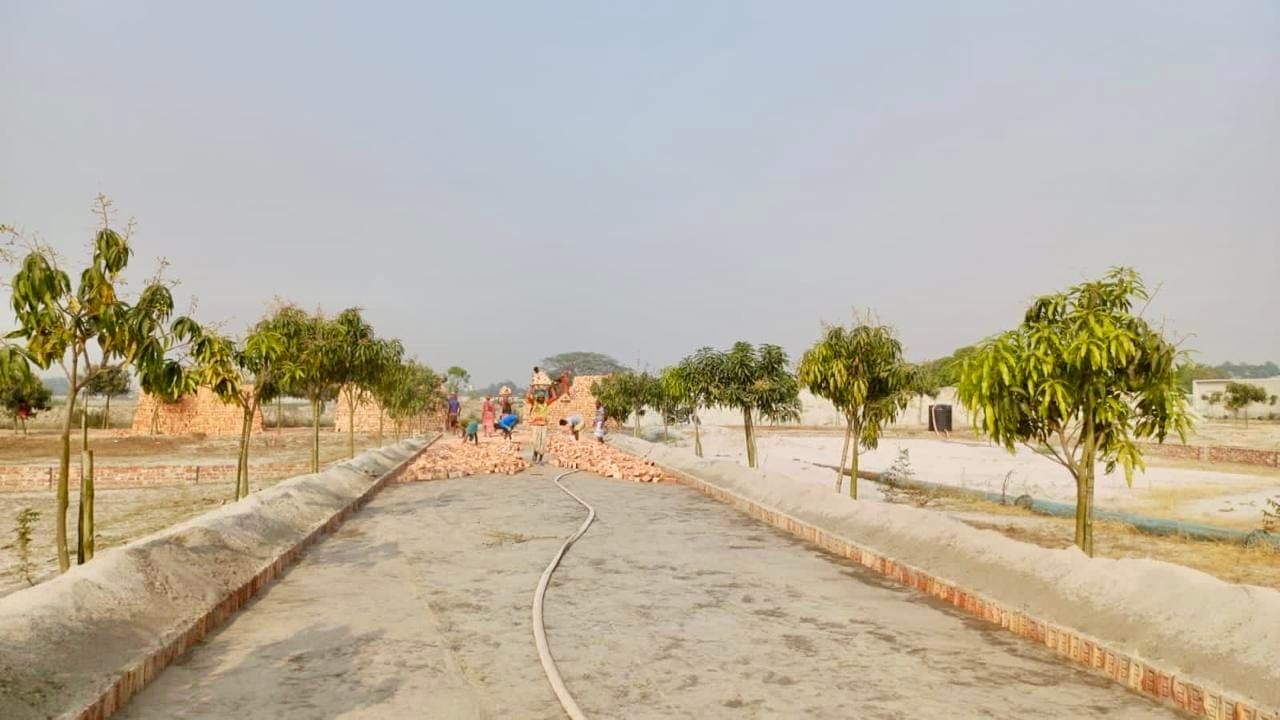 Road infrastructure at the project